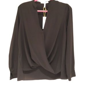 BCBG Draped Front Top